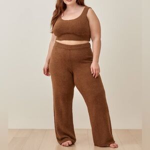 Reformation Isle Cinnamon Two Piece Set Size: 3X NWT Organic Cotton Lounge Set